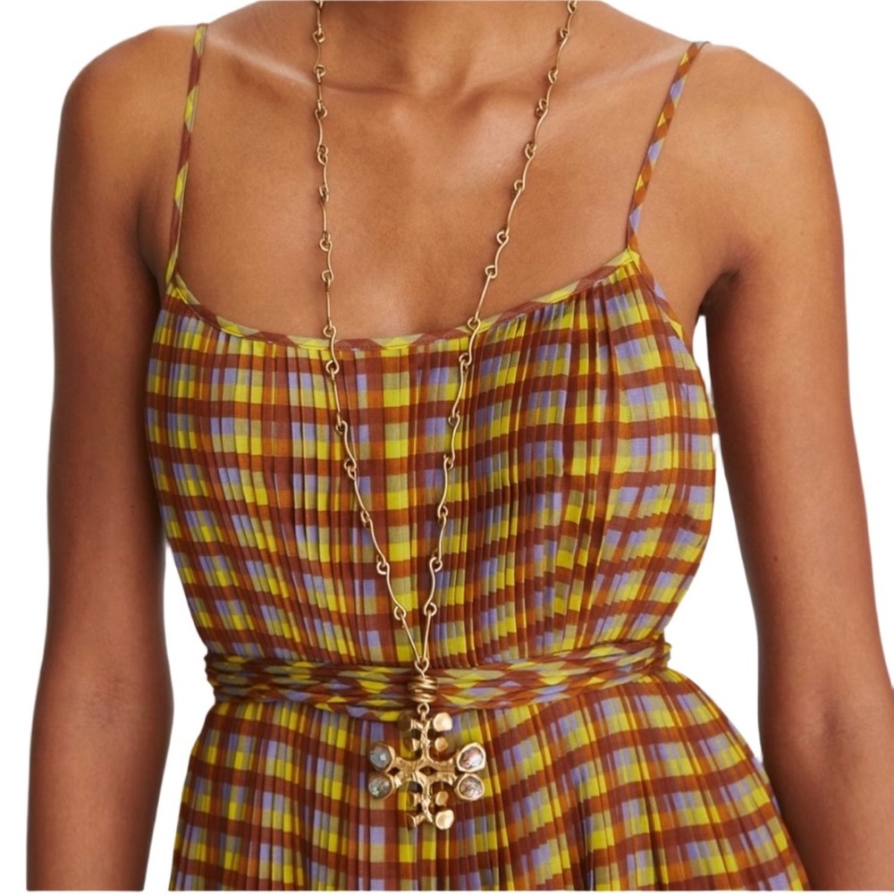 Tory Burch Pleated Maxi Dress